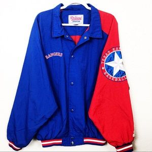 VTG MLB Texas Ranger Jacket Diamond Collection L